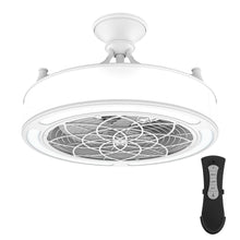 Load image into Gallery viewer, Stile Anderson 22 in. LED Indoor/Outdoor White Ceiling Fan with Remote CF0140
