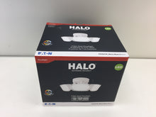 Load image into Gallery viewer, Halo FHS White Outdoor Triple Head LED Flood Light Switch Controlled FHS303TW

