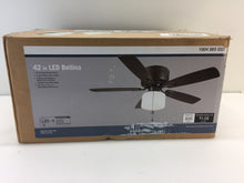 Load image into Gallery viewer, Bellina 42&quot; Oil-Rubbed Bronze Ceiling Fan w/ LED Light Kit RH5H1-ORB 1004065033
