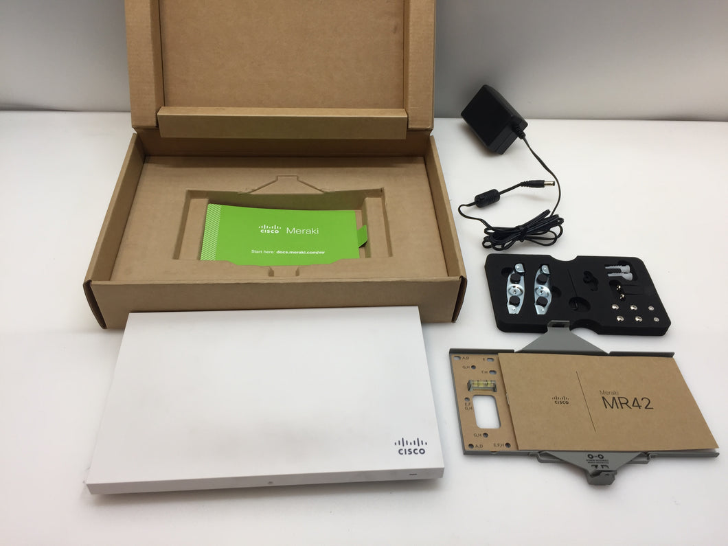 Cisco Meraki MR42 802.11ac 1.90 Gbit/s Cloud Managed Wireless Access Point