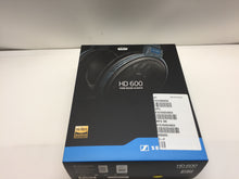 Load image into Gallery viewer, Sennheiser HD 600 Open Back Professional Headphones Black, NOB
