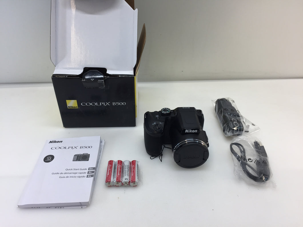 Nikon COOLPIX B500 16MP Digital Camera Black NOB