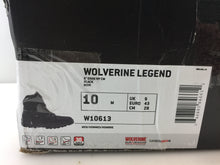 Load image into Gallery viewer, Wolverine Legend W10613 Men&#39;s Size 10M Black Full-Grain Leather Waterproof Boots
