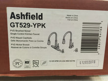 Load image into Gallery viewer, Pfister GT529-YPK Ashfield Pull-Down Sprayer Kitchen Faucet, Brushed Nickel
