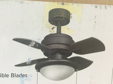 Load image into Gallery viewer, Hampton Bay AL508-ORB Metarie 24&quot; Oil-Rubbed Bronze Ceiling Fan 1000564638
