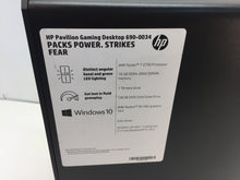 Load image into Gallery viewer, HP Pavilion Gaming Desktop 690-0034 AMD Ryzen 7 2700 16GB 1TB+128GB Radeon RX580
