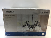 Load image into Gallery viewer, Progress Lighting P400124-009DI Crofton Rustic Pewter Chandelier 1002788483
