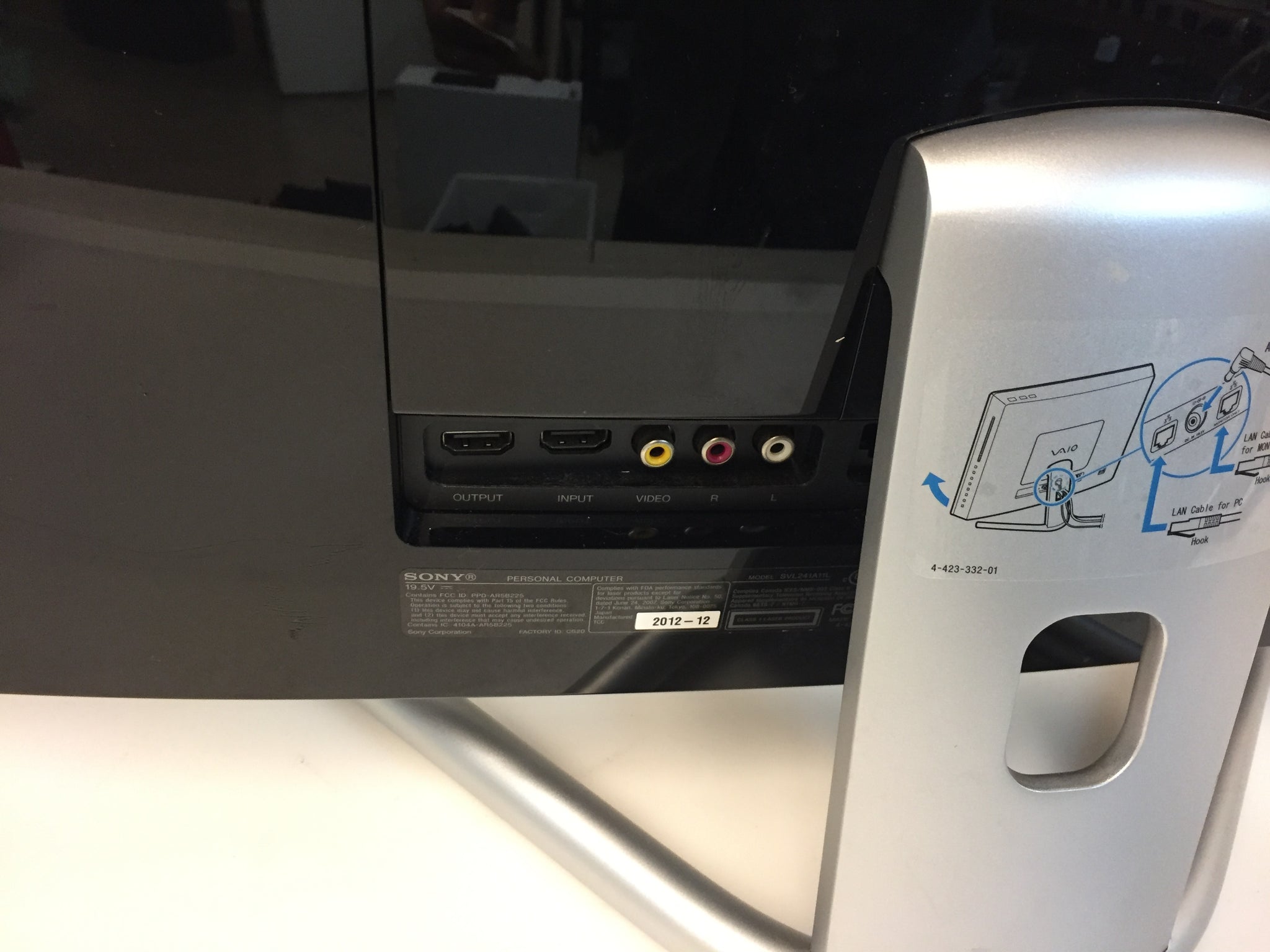 SONY personal SVL241B17N i7