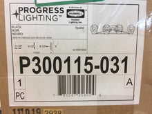 Load image into Gallery viewer, Progress Lighting P300115-031 Spatial Collection 4-Light Black Bath Light
