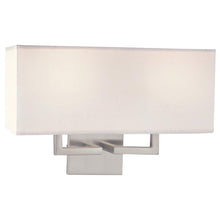 Load image into Gallery viewer, George Kovacs 2-Light Brushed Nickel Wall Sconce P472-084
