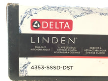 Load image into Gallery viewer, Delta 4353-SSSD-DST Linden 1-Handle Pull-Out Kitchen Faucet, Stainless
