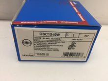 Load image into Gallery viewer, Leviton OSC15-I0W Ceiling Mount Occupancy Motion Sensor, White
