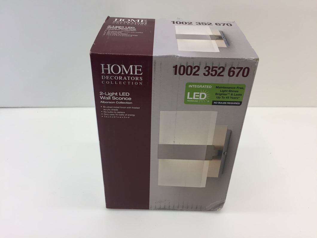 HDC 28616-HBU Harmen Collection 10-Watt Chrome LED Wall Sconce 1002352670