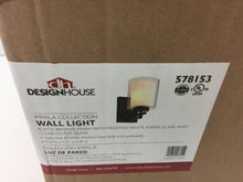 Load image into Gallery viewer, Design House 578153 Impala One Wall Light, Rustic Bronze
