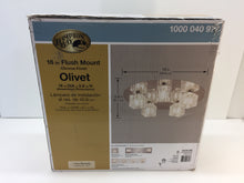Load image into Gallery viewer, Hampton Bay Olivet 16&quot; 5-Light Chrome Flushmount 1000040977
