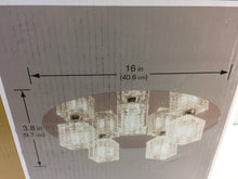 Load image into Gallery viewer, Hampton Bay Olivet 16&quot; 5-Light Chrome Flushmount 1000040977
