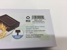 Load image into Gallery viewer, 4 Hunny Kome SCO-15F100M-CO 20&#39; 100-LED Integrated LED Solar Copper String Light
