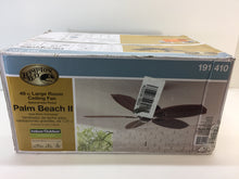 Load image into Gallery viewer, Hampton Bay 59299 Palm Beach II 48&quot; Natural Iron Ceiling Fan 191410
