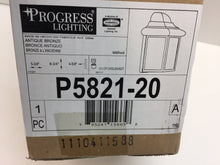 Load image into Gallery viewer, Progress Lighting P5821-20 Milford 1-Light 8.75&quot; Antique Bronze Wall Lantern
