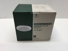 Load image into Gallery viewer, Globe Electric 90036 5 in. White Recessed Shower Light Fixture
