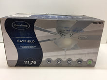 Load image into Gallery viewer, Harbor Breeze BTH44WW5L Mayfield 44&quot; White Indoor Flush Mount Ceiling Fan 807423
