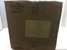Load image into Gallery viewer, Kenroy Home 93669BL Eli 1-Light Black Semi-Flush Mount
