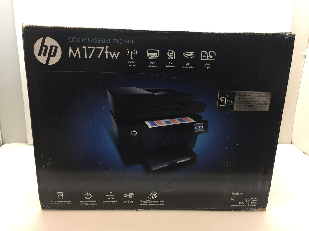 HP Color LaserJet Pro M177fw All-In-One Laser Printer