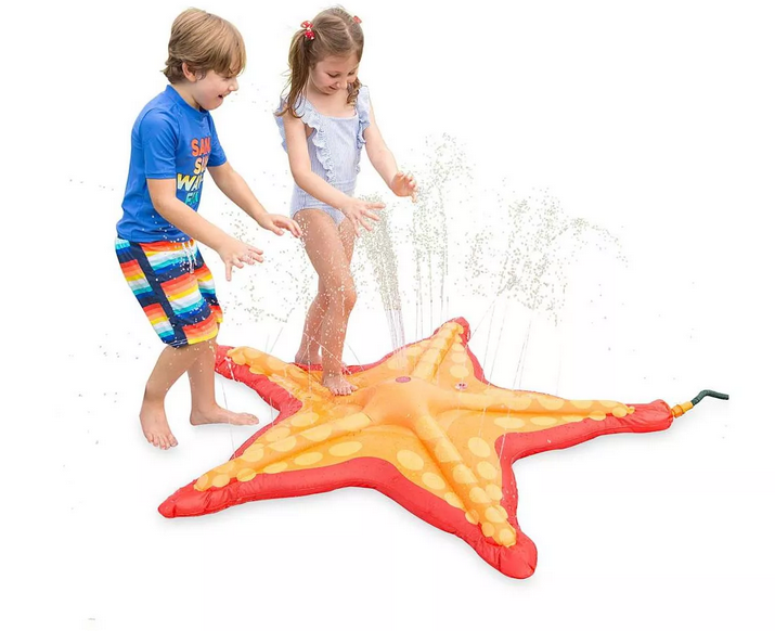 HearthSong Starfish 5-Foot Sprinkler Splash Pad