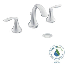 Load image into Gallery viewer, MOEN T6420 Eva 8&quot; Widespread 2-Handle High-Arc Bathroom Faucet Trim Kit Chrome
