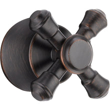 Load image into Gallery viewer, Delta H795RB Cassidy Tub and Shower Faucet Metal Cross Handle Venetian Bronze
