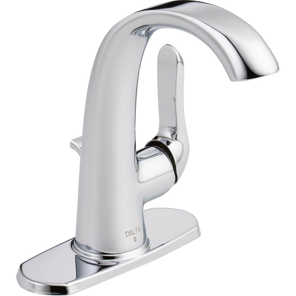 Delta 15714LF-ECO Soline 4 in. Centerset Single-Handle Bathroom Faucet Chrome