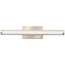 Load image into Gallery viewer, Lithonia Lighting Contemporary Arrow 1-Light Brushed Nickel 3K LED Vanity Light
