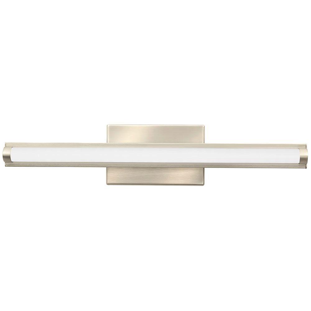 Lithonia Lighting Contemporary Arrow 1-Light Brushed Nickel 3K LED Vanity Light
