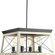 Load image into Gallery viewer, Progress Lighting P400047-143 Briarwood 20 in. 4-Light Graphite Chandelier
