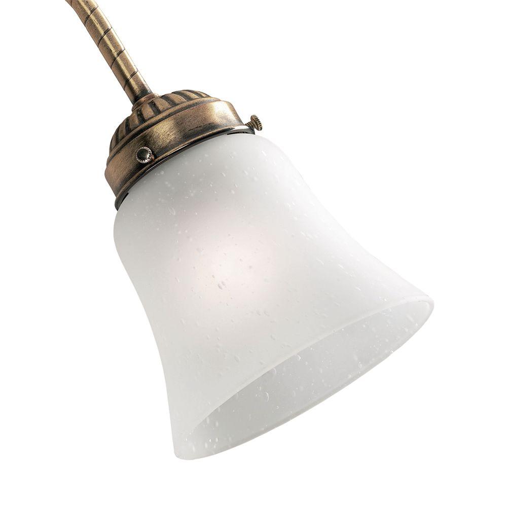 Hunter 28501 2-1/4 in. Frosted White Glass Ceiling Fan Light Covers (4-Pack)