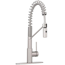 Load image into Gallery viewer, KRAUS KPF-2630SS Oletto 1-Handle Commercial Kitchen Faucet Stainless Steel
