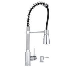 Load image into Gallery viewer, KRAUS KPF-1612 Commercial-Style Single-Handle Pull-Down Kitchen Faucet, Chrome
