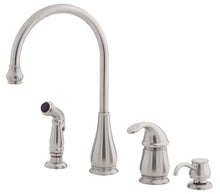 Load image into Gallery viewer, Pfister LG26-4DSS Treviso 1-Handle Kitchen Faucet Stainless Steel
