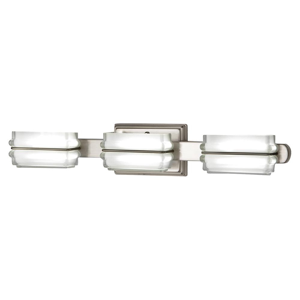 HDC 22803 40W Equivalent 3-Light Brushed Nickel Vanity Light 1001844661