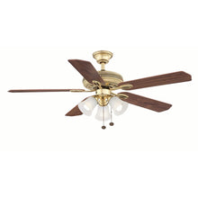 Load image into Gallery viewer, Hampton Bay AG524-FB Glendale 52&quot; Flemish Brass Ceiling Fan 1002275160
