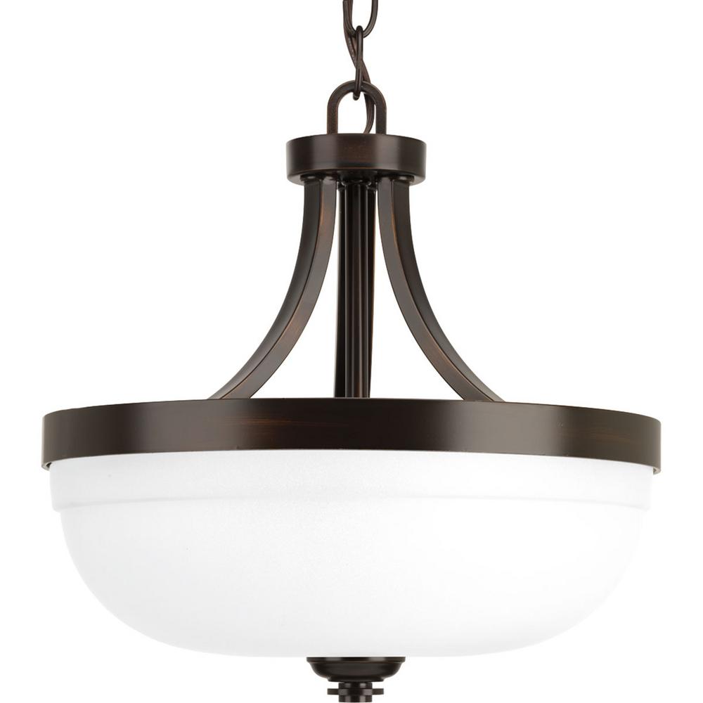Progress Lighting P350063-020 Topsail 3-Light Antique Bronze Semi-Flushmount