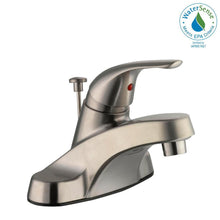 Load image into Gallery viewer, Glacier Bay HD67211W-6204 Aragon 4&quot; Centerset Low-Arc Bath Faucet BrushedNickel
