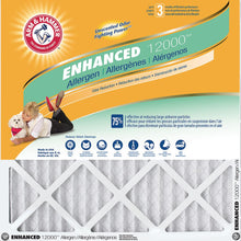 Load image into Gallery viewer, Arm &amp; Hammer AF-AH1212.4 12&quot;x12&quot;x1&quot; Enhanced Allergen &amp; Odor Air Filter (4-pk)
