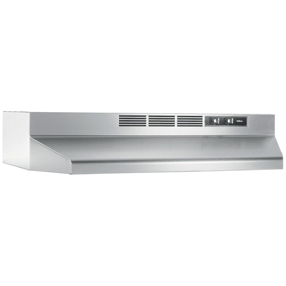 NuTone RL6230SS 30 in. Non-Vented Range Hood in Stainless Steel