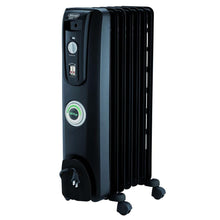 Load image into Gallery viewer, DeLonghi EW7707CB Portable Oil-Filled 7-Fin Radiator, Black
