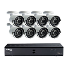 Load image into Gallery viewer, Lorex LHA41081TC8B 8-CH 4MP Pixel DVR 1TB Surveillance System w/ 8x Cameras
