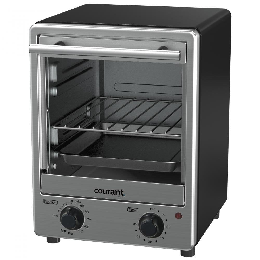 Courant TO-1236 Stainless Steel Toaster Oven & Broiler