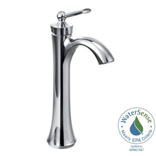 Load image into Gallery viewer, MOEN 4507 Wynford Single Hole Single-Handle Vessel Bathroom Faucet in Chrome
