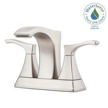 Load image into Gallery viewer, Pfister LF-048-VNGS Venturi 4&quot; Centerset 2-Handle Bath Faucet Brushed Nickel
