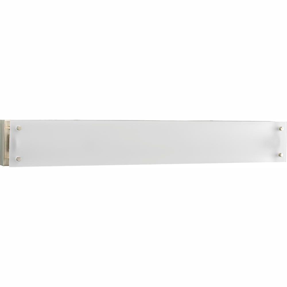 Progress Lighting P7212-09EB 1-Light Brushed Nickel Fluorescent Bath Sconce